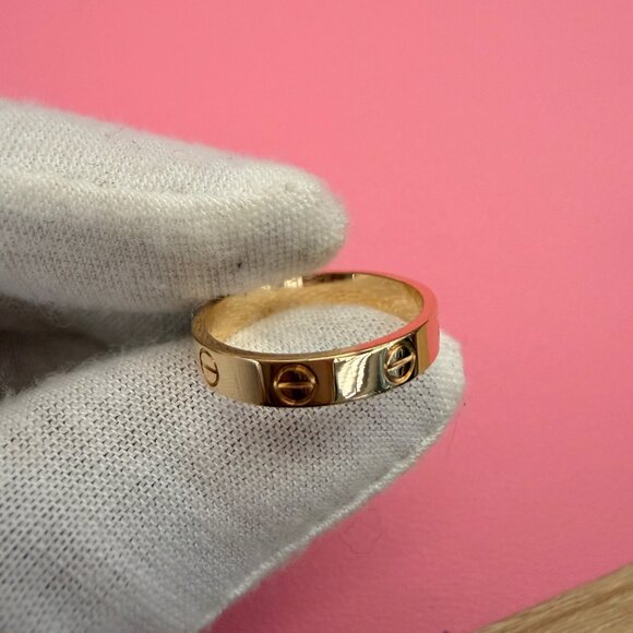 Cartier Yellow Gold  Small Model Love Ring - Picture 7 of 10